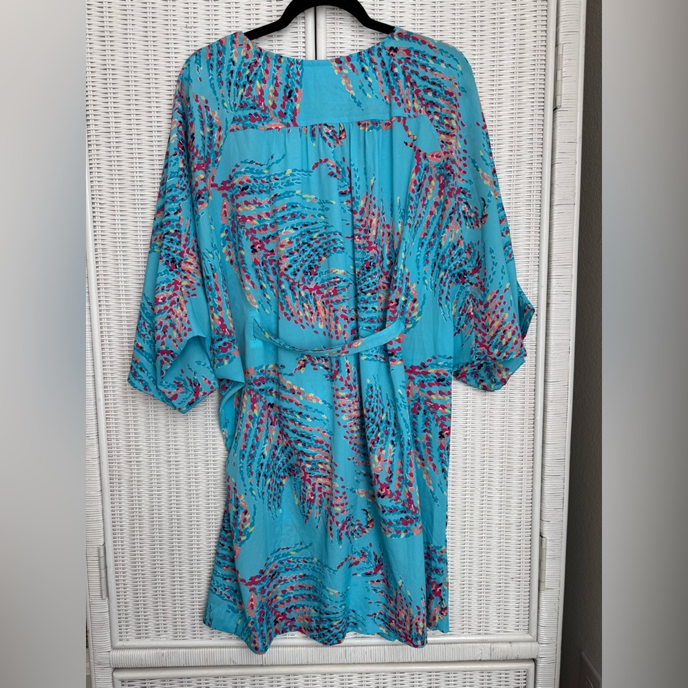 Lilly Pulitzer Wilda Caftan Size L RARE PRINT! - Picture 3 of 6